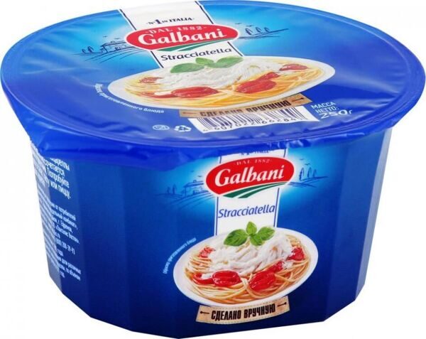 +Сыр Страчателла Galbani 52% 250г/4шт